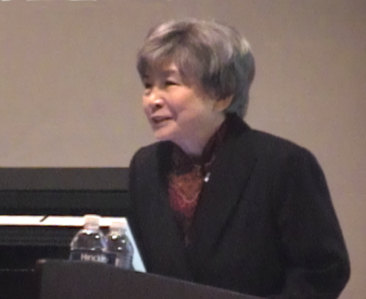 Hideko Tamura-Snider at speaking engagement